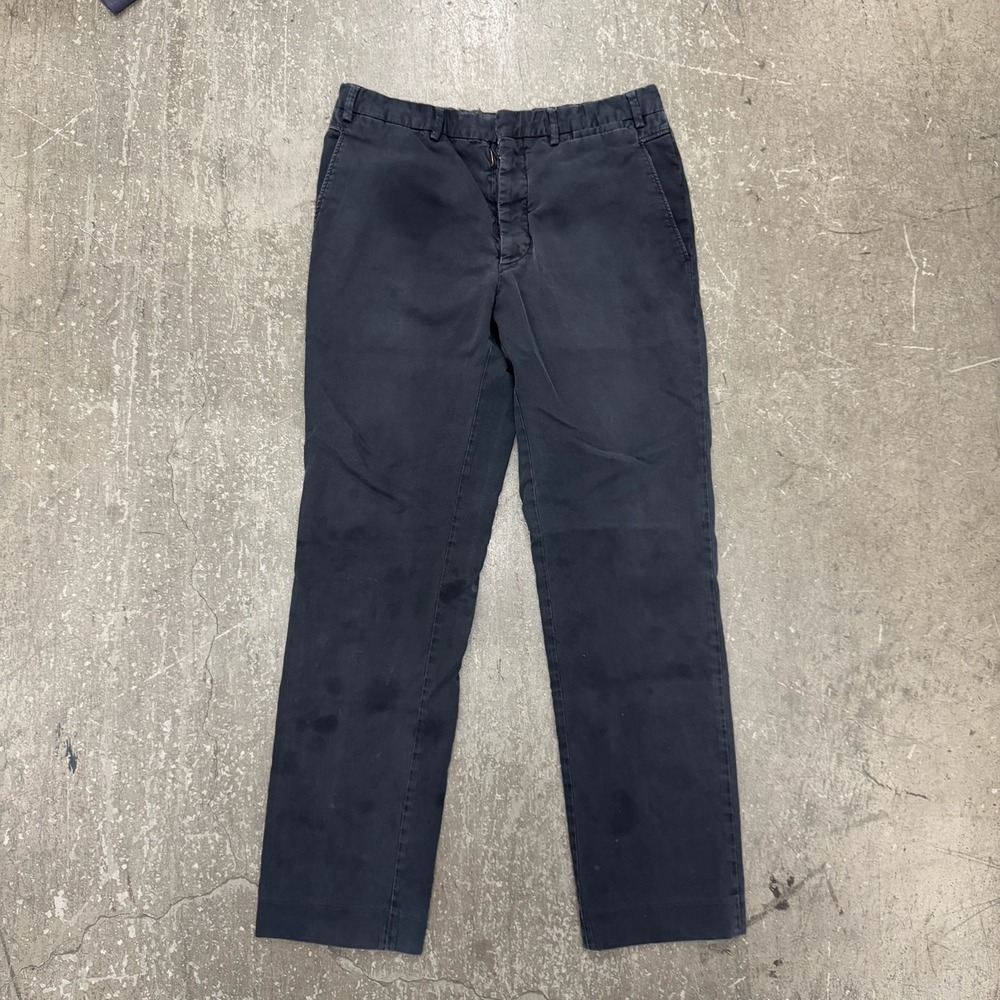 Maison Martin Margiela Slim Pants Mens 31 Black Fair Distressed Archival Chinos